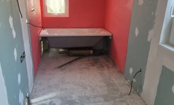 Rénovation complète de salle de bain dans une maison à Loon-Plage, Saint-Omer, BF SERVICE